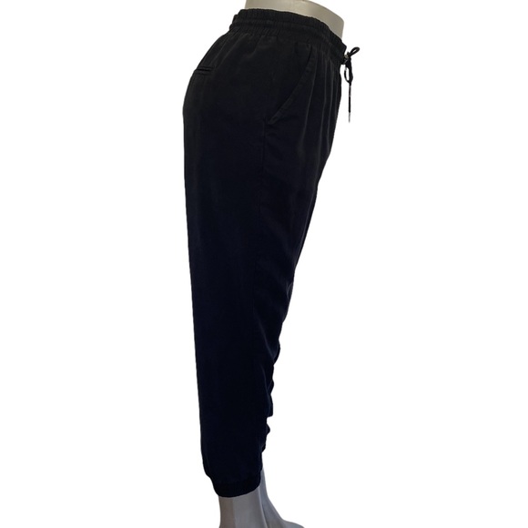 Silky Black Joggers Size Large/Extra Large - Picture 4 of 8